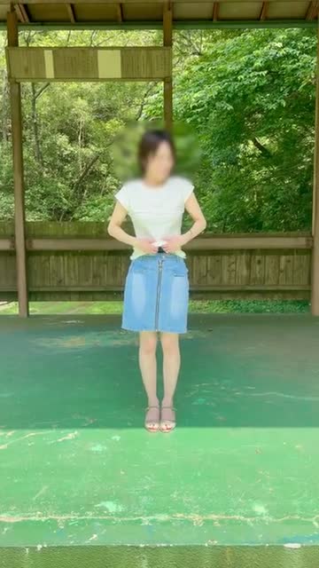 自然公園のステージで