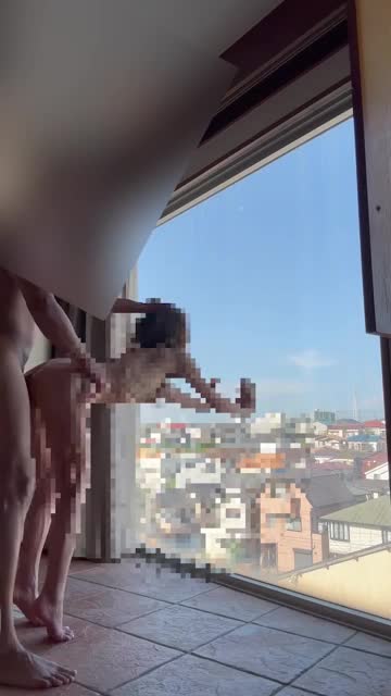窓見せ異常オナホ