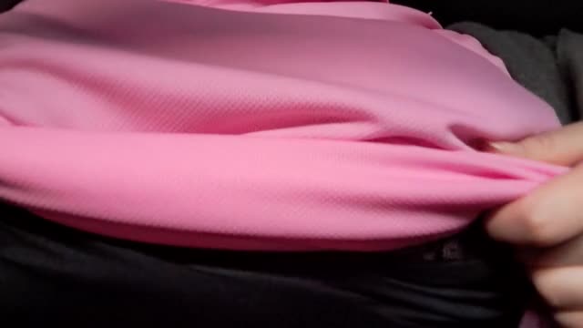 車でチクオナ❤︎