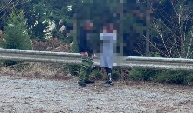 ドライブしながら青姦