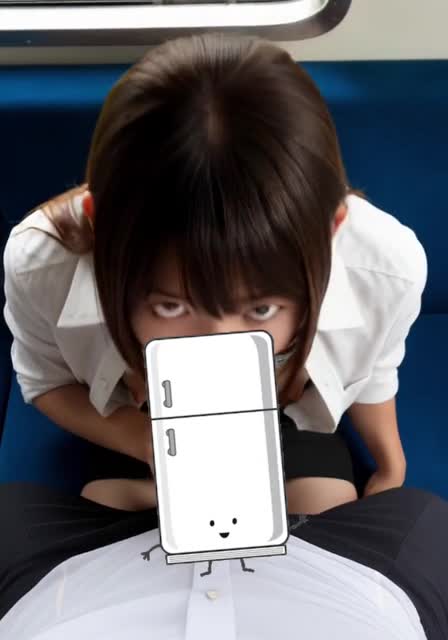 電車内で