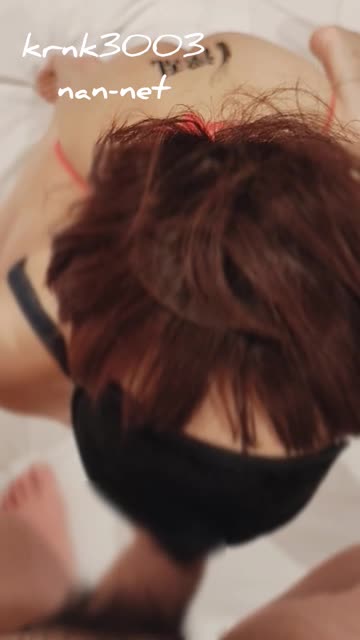 ティルド入れてのねっとりフェラ