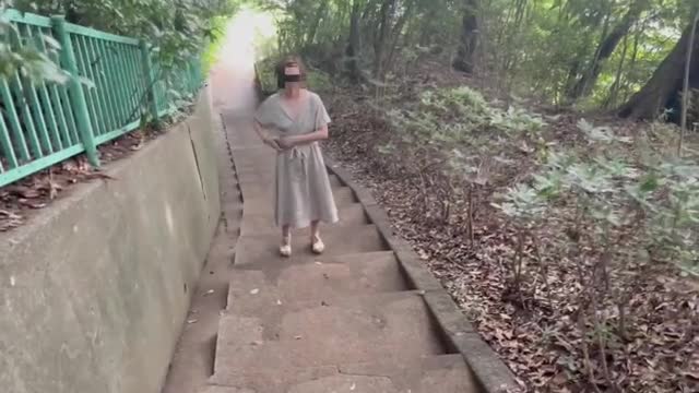 去年の夏　昼間から野外露出