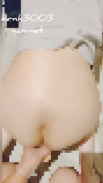 極太ディルド　自分で出し入れ