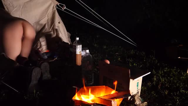 全裸キャンプ