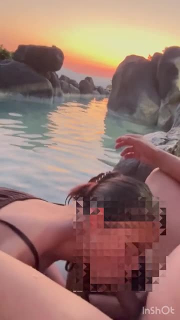 温泉県混浴露天風呂！